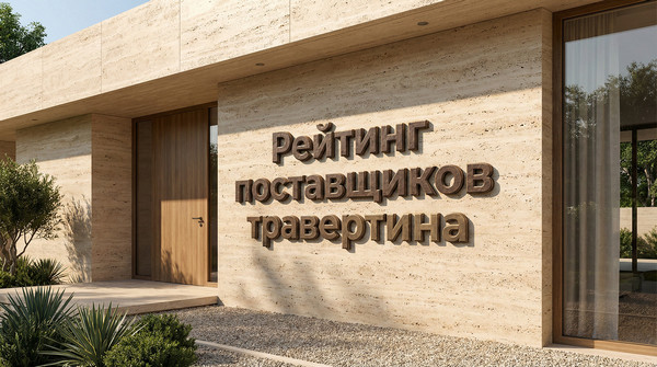 Независимый отраслевой рейтинг поставщиков травертина